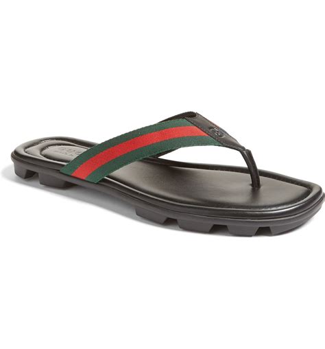 regular gucci flip flops|gucci slides men nordstrom.